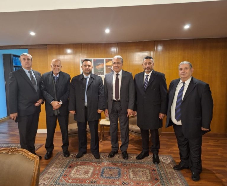 زيارة معايدة لكل من معالي وزير العدل ومدير عام وزارة العدل ونقيب المحامين في بيروت